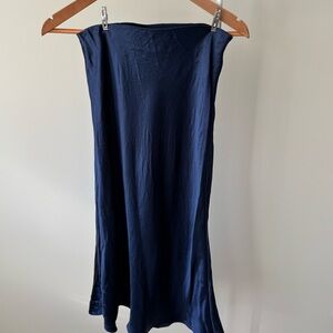 Aritzia Babaton Slip Satin Midi Skirt